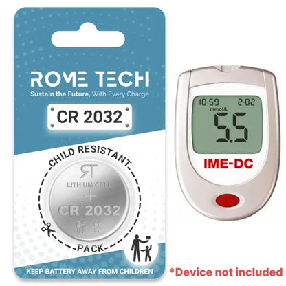 Replacement Battery for IME-DC Blood Glucose Monitor