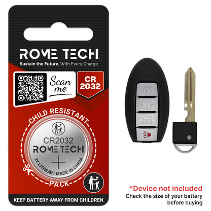 Replacement Battery for Key Fob - Infiniti G25 2011-2012