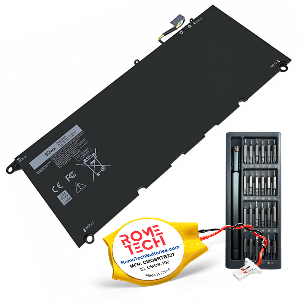 Replacement Laptop Battery JD25G for Dell XPS 13 9350