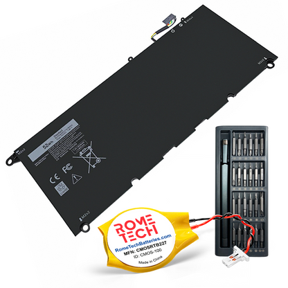 Replacement Laptop Battery JD25G for Dell XPS 13 9350