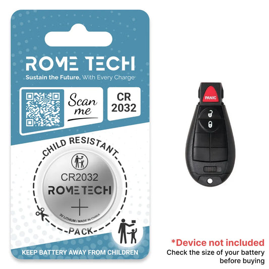 Replacement Battery for Key Fob - RAM 3500 2013-2022