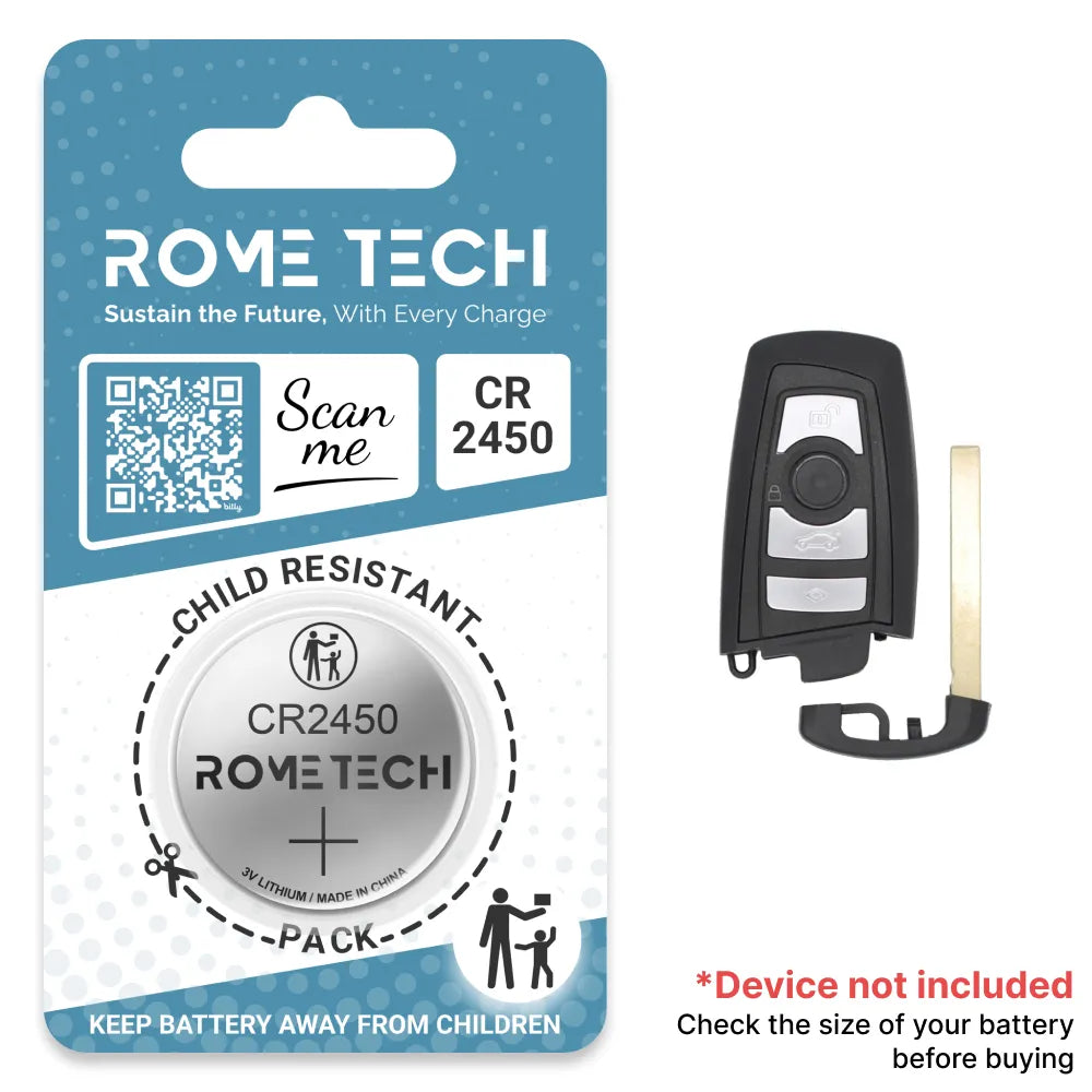 Replacement Battery for Key Fob - BMW 3-Series 2009-2013