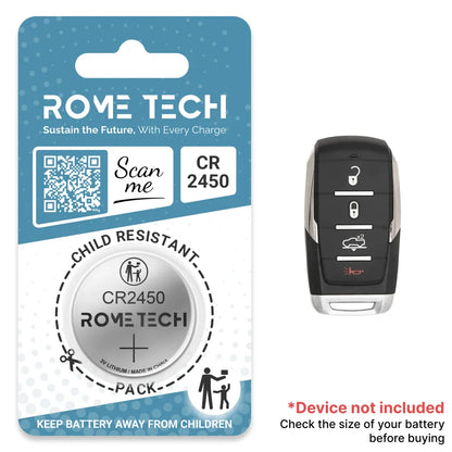 Replacement Battery for Key Fob - RAM 1500 Limited 2019-2024