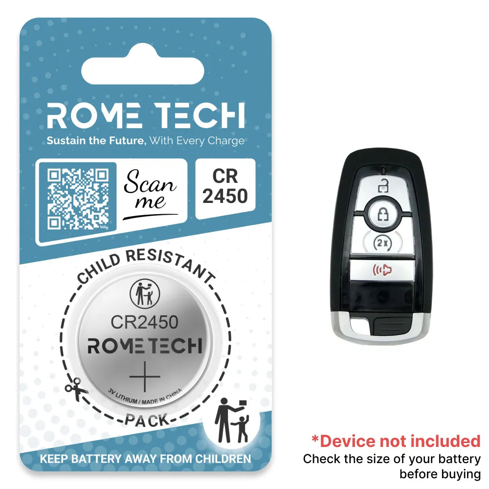 Replacement Battery for Key Fob - Ford Maverick 2022-2023