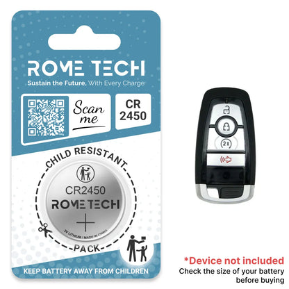 Replacement Battery for Key Fob - Ford Maverick 2022-2023