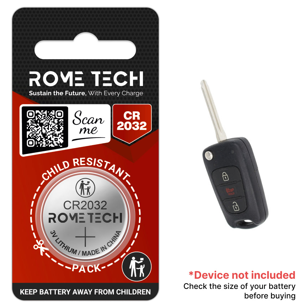 Replacement Battery for Key Fob - Kia Sportage 2011-2013