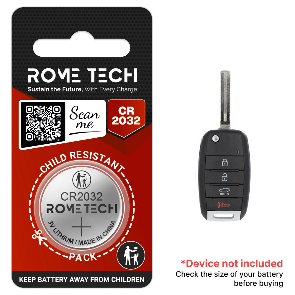 Replacement Battery for Key Fob - Kia Optima 2014-2020