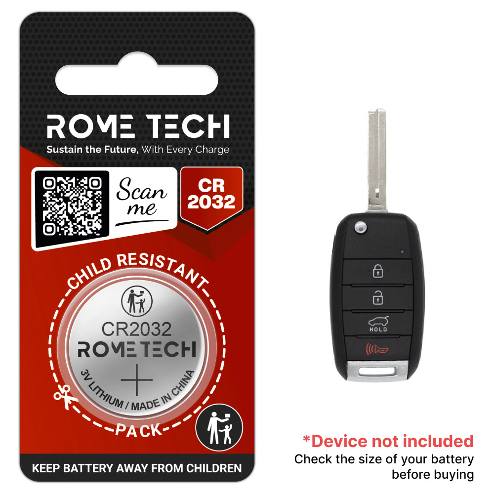 Replacement Battery for Key Fob - Kia Sedona 2015-2019