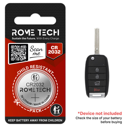 Replacement Battery for Key Fob - Kia Sportage 2014-2020