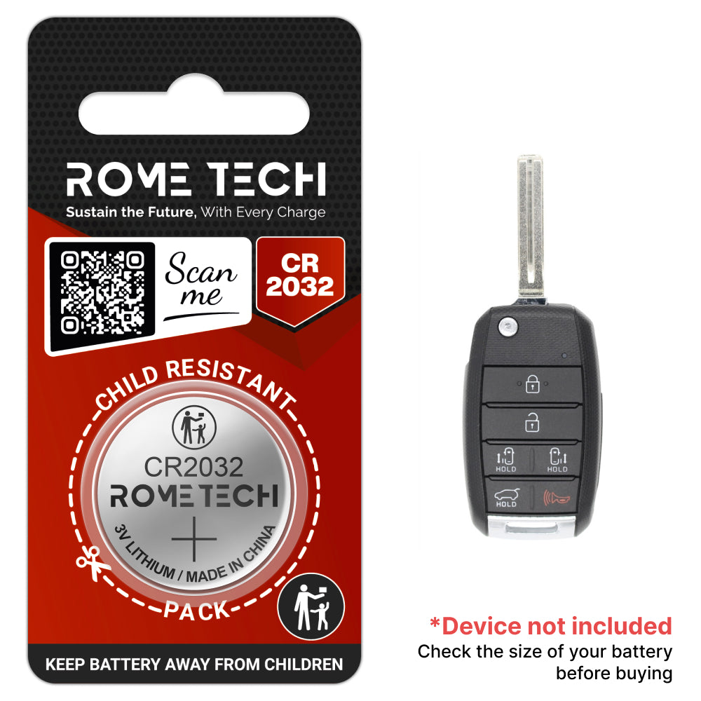 Replacement Battery for Key Fob - Kia Sedona 2015-2021