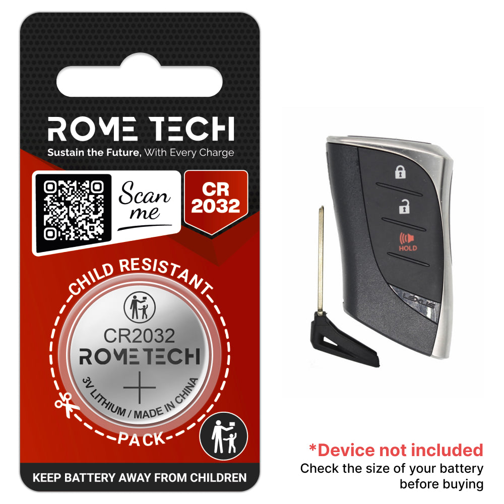 Replacement Battery for Key Fob - Lexus UX 200 2019