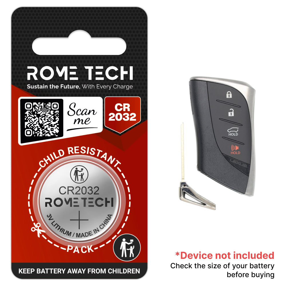 Replacement Battery for Key Fob - Lexus UX 200 2019