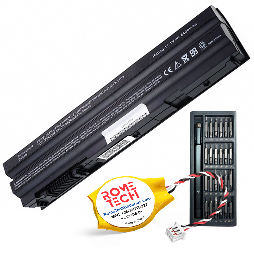 Replacement Laptop Battery M5Y0X for Dell Latitude E5520m