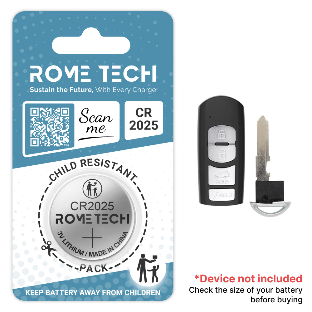 Replacement Battery for Key Fob - Mazda CX-5 2017-2019