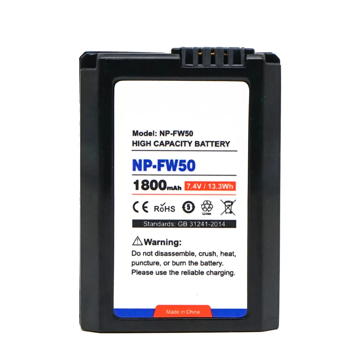 Replacement Battery for Sony Cyber-shot® DSC-RX10M2 Digital Still Camera