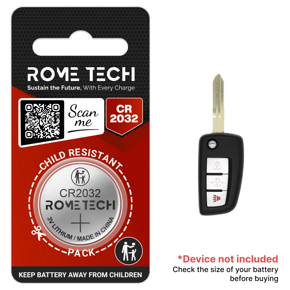 Replacement Battery for Key Fob - Nissan Rogue 2014-2019