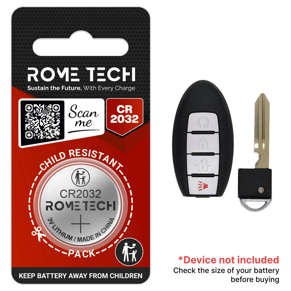 Replacement Battery for Key Fob - Nissan Frontier 2021-2023