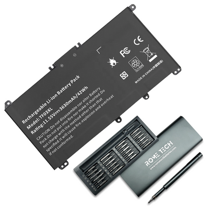 Replacement Laptop Battery TF03XL for HP Pavilion 15-cc100 Series