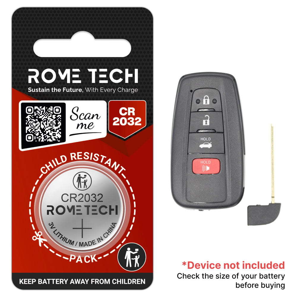 Replacement Battery for Key Fob - Toyota 86 2018-2020