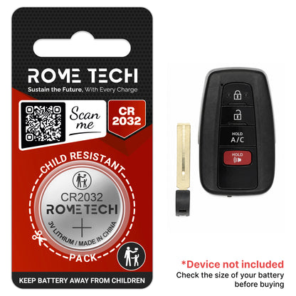 Replacement Battery for Key Fob - Toyota Prius Prime 2017-2021