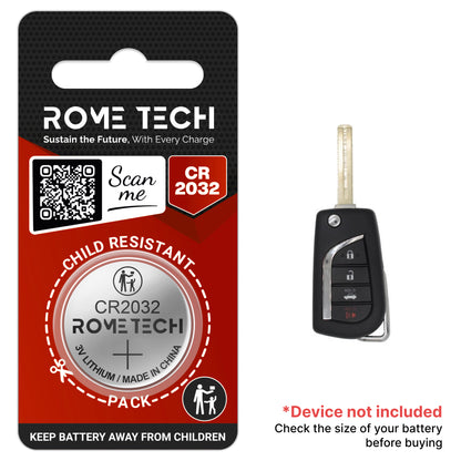 Replacement Battery for Key Fob - Toyota Corolla 2020-2021