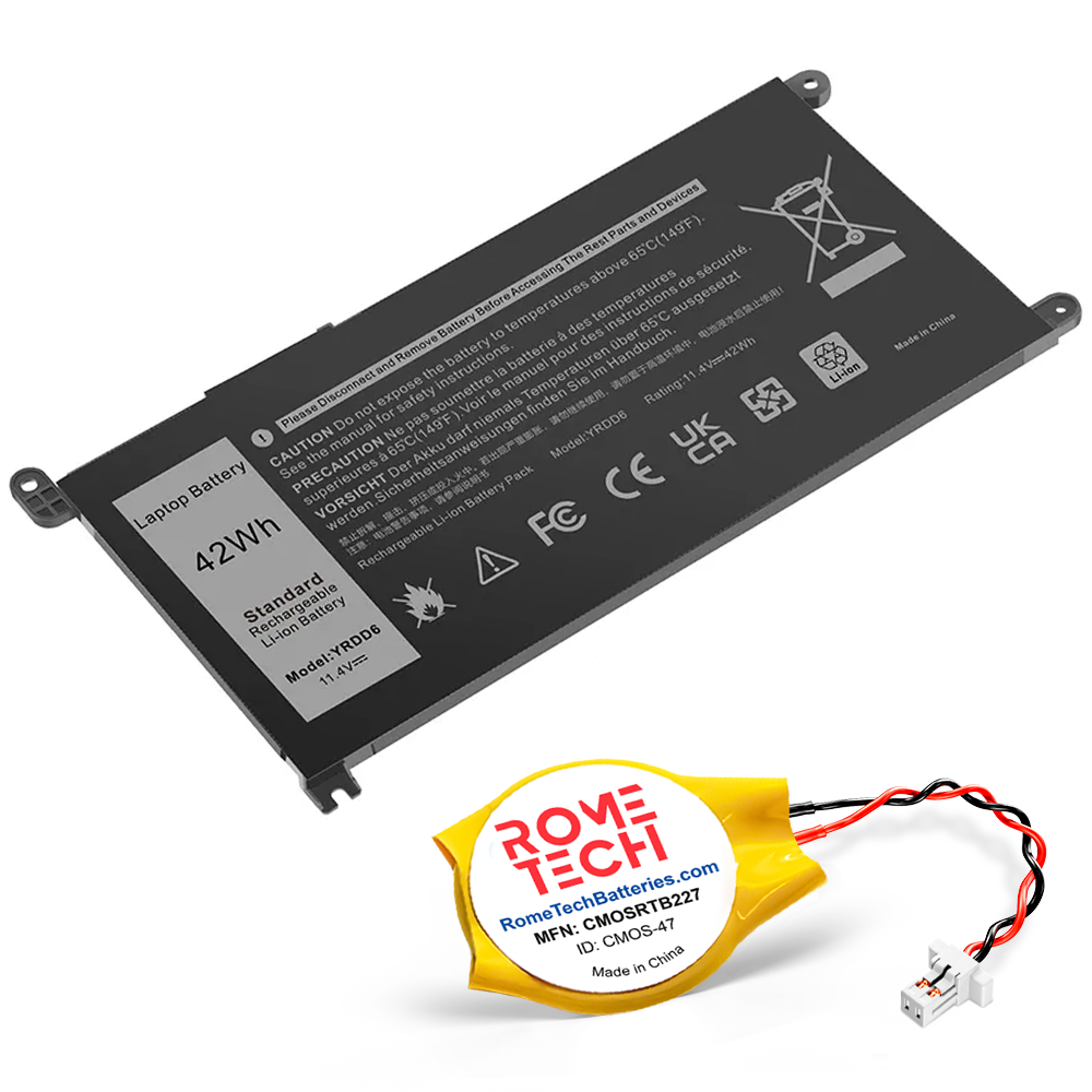 Replacement Laptop Battery YRDD6 for Dell Inspiron 14 5485