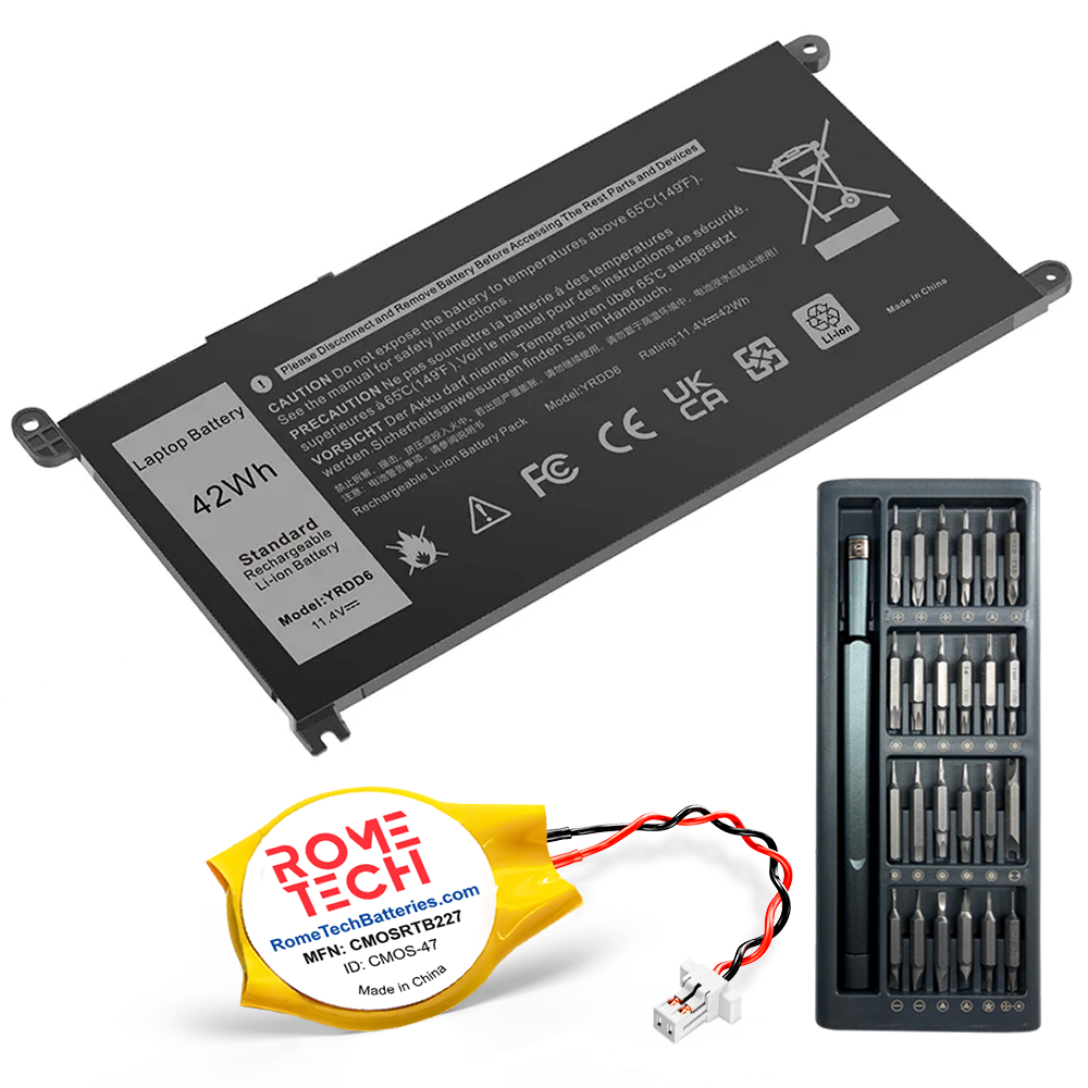 Replacement Laptop Battery YRDD6 for Dell Inspiron 14 5485