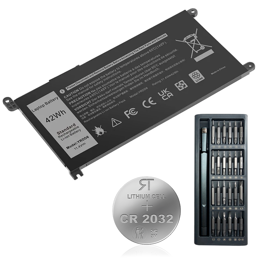 Replacement Laptop Battery YRDD6 for Dell Inspiron 14 5493