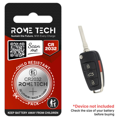 Replacement Battery for Key Fob - Audi A6 2005-2011