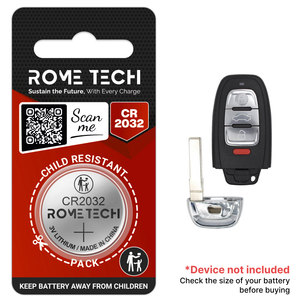 Replacement Battery for Key Fob - Audi A4 2015