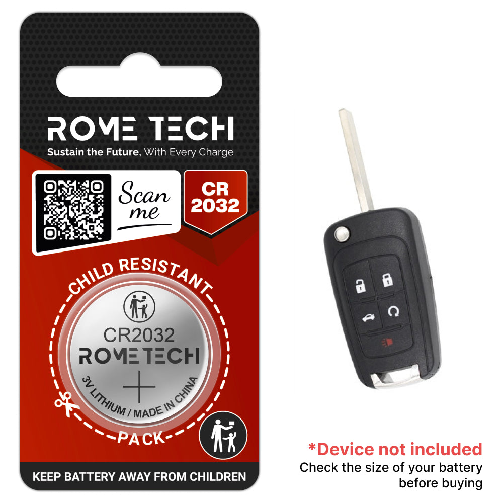 Replacement Battery for Key Fob - Buick Enclave 2018
