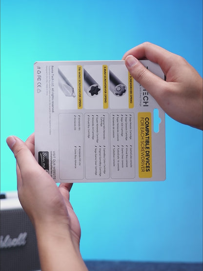 Gamebit Screwdriver 3.8mm 4.5mm & Tri-Wing Screwdriver Gameboy Set