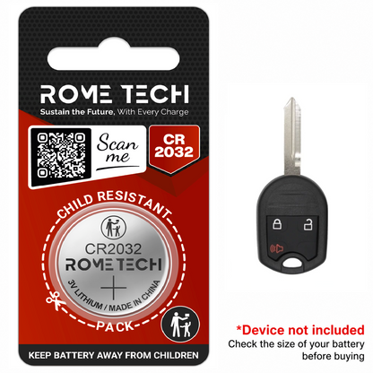 Replacement Battery for Key Fob - Ford Explorer 2007-2015