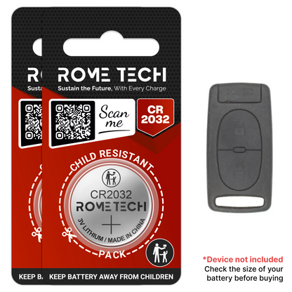 Replacement Battery for Key Fob - Audi A4 1996-1998