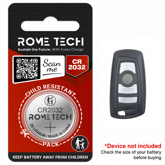 Replacement Battery for Key Fob - BMW 3-Series 2009-2013