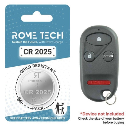 Replacement Battery for Key Fob - Acura CL 1997-1999