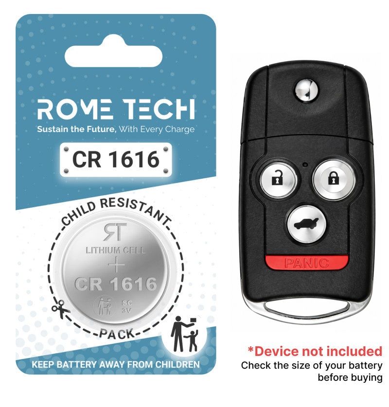 Replacement Battery for Key Fob - Acura MDX 2007-2013