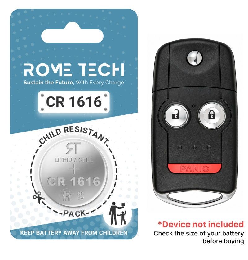 Replacement Battery for Key Fob - Acura RDX 2007-2013