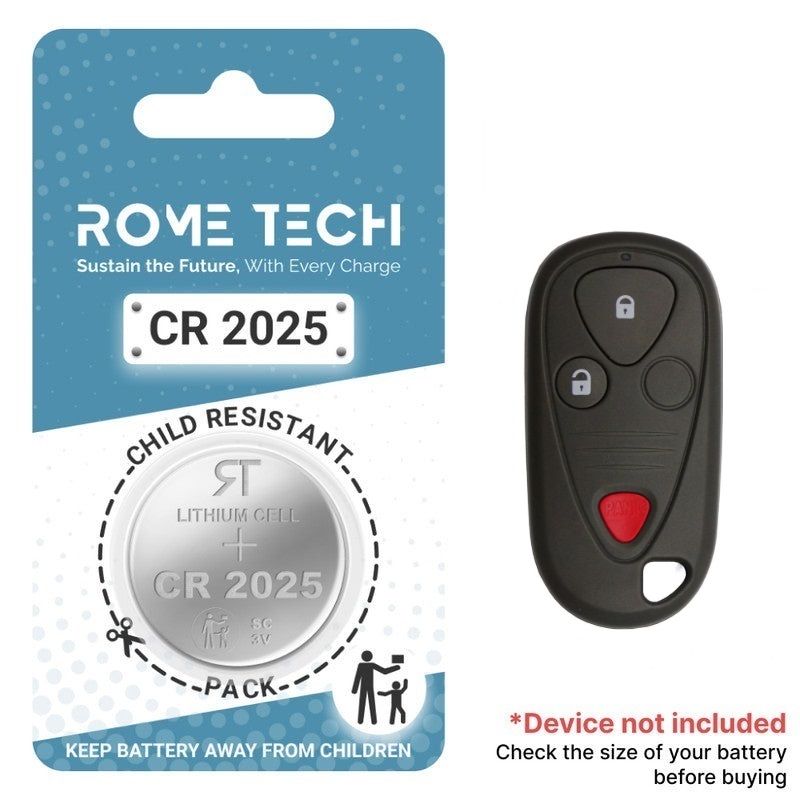 Replacement Battery for Key Fob - Acura RSX 2002-2006